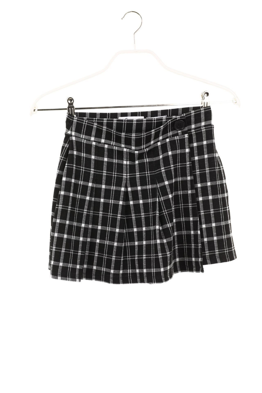 HOLLISTER - High Waist-Skort mit Karo-Muster - XS