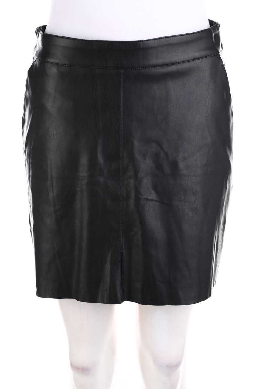 VERO MODA - Faux Leather-Mini-Rock - S