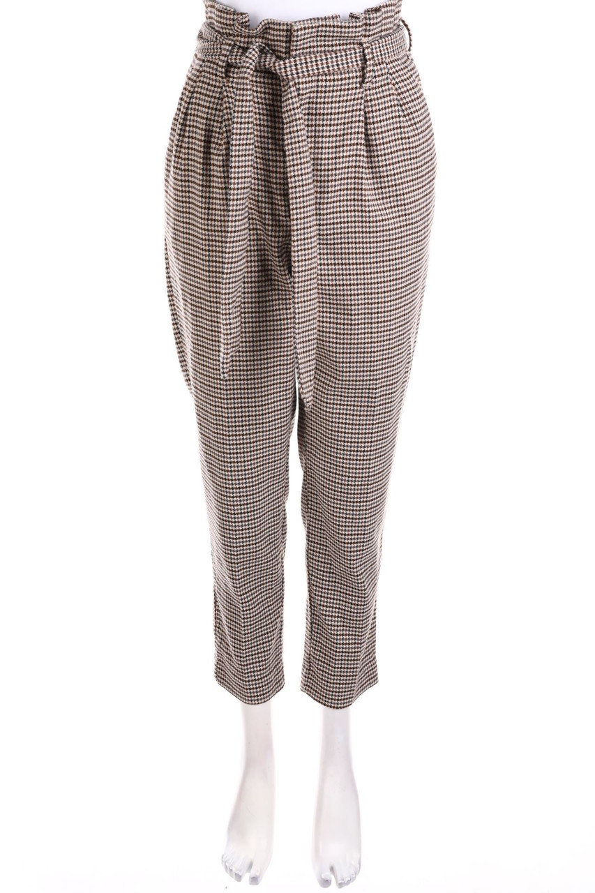 H&M - Brit Style-Paperbag-Hose - D 36