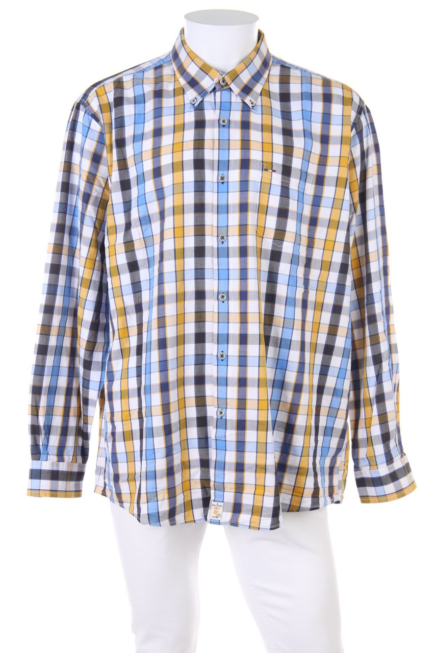 pierre cardin - kariertes Button-down-Hemd - XXL