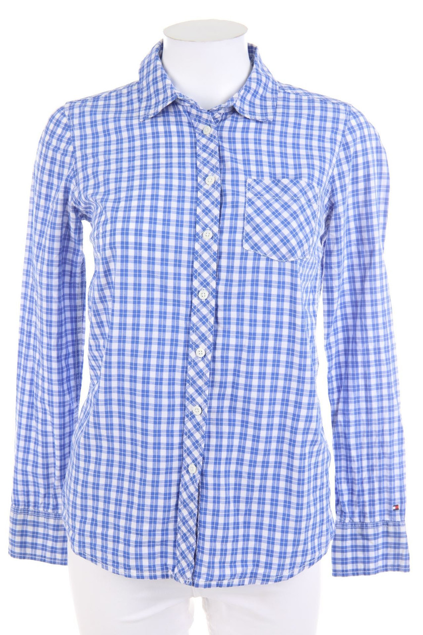 TOMMY HILFIGER - Hemd-Bluse mit Karo-Muster - XS