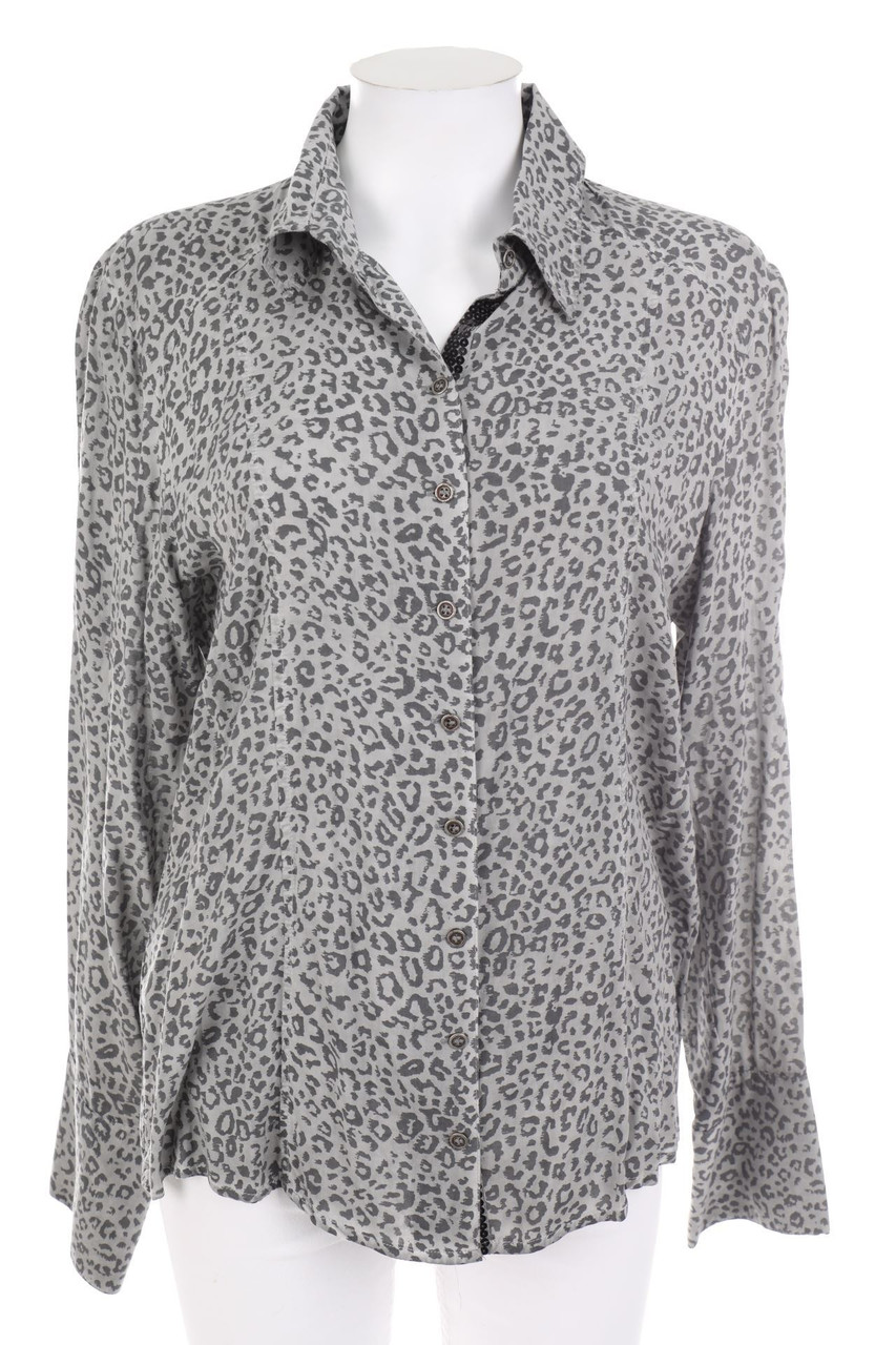 KENNY S. - Hemd-Bluse mit Animal-Print - D 38