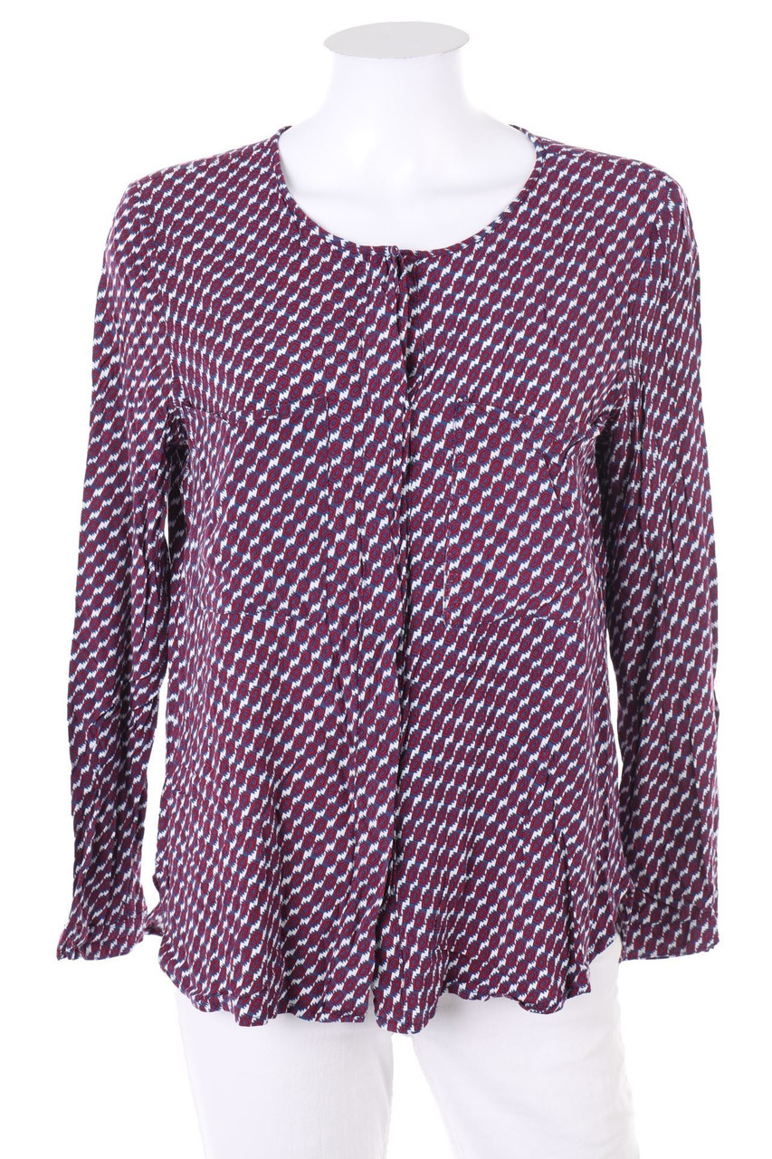 ESPRIT - Bluse mit geometrischem Muster - D 40