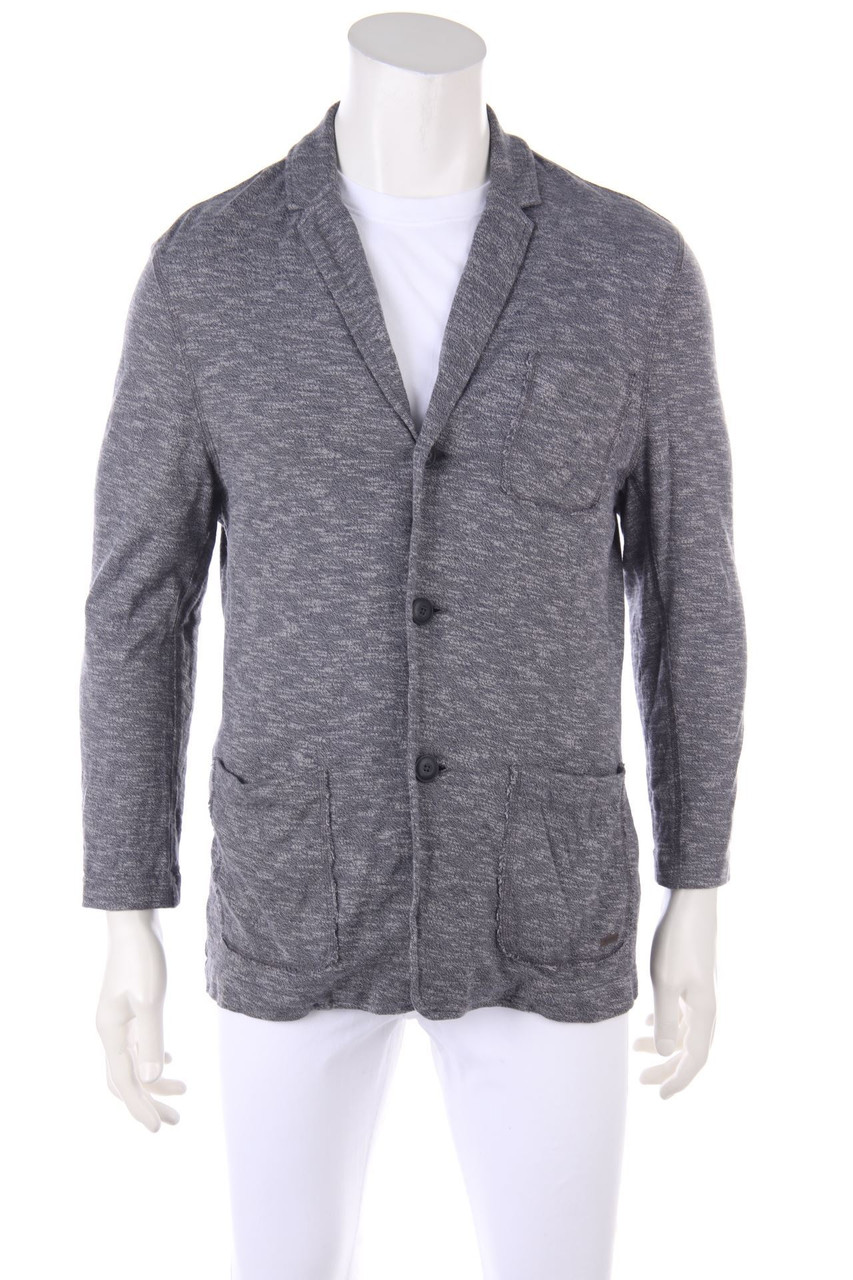 BOSS HUGO BOSS - Strick-Sakko aus Baumwolle mit aufgesetzten Taschen - XL