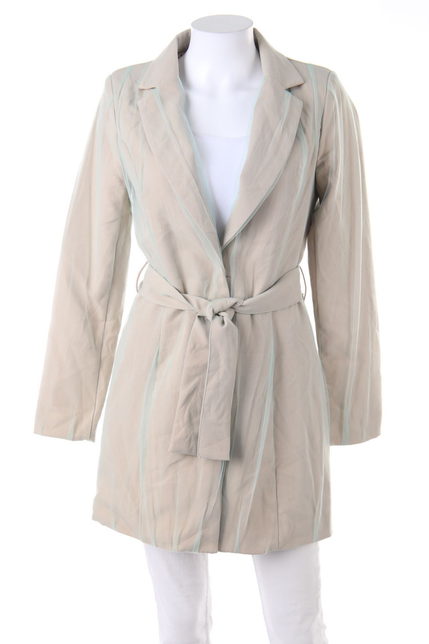 MISSGUIDED - Trenchcoat mit Mesh-Einsatz - D 34