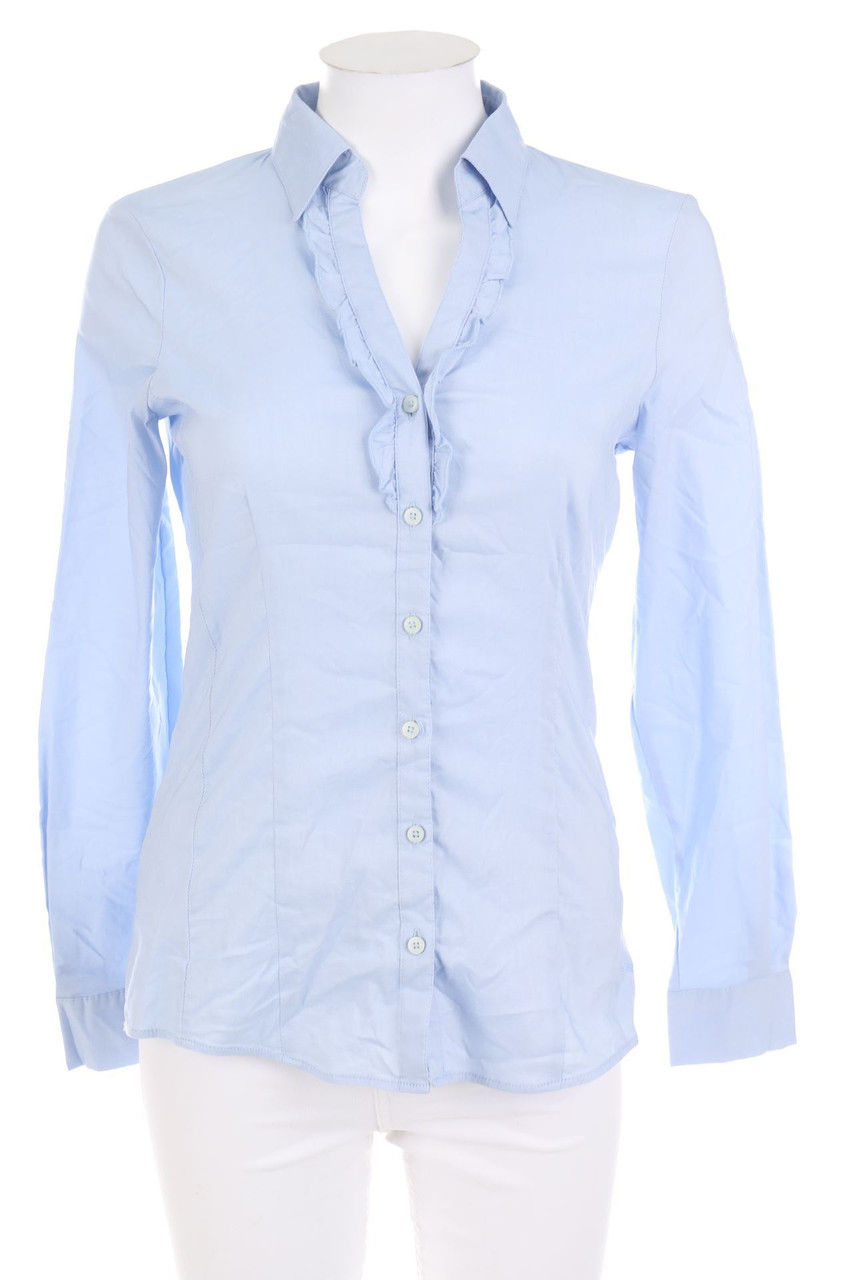 MORE & MORE PURE - Bluse mit Rüschen - D 34