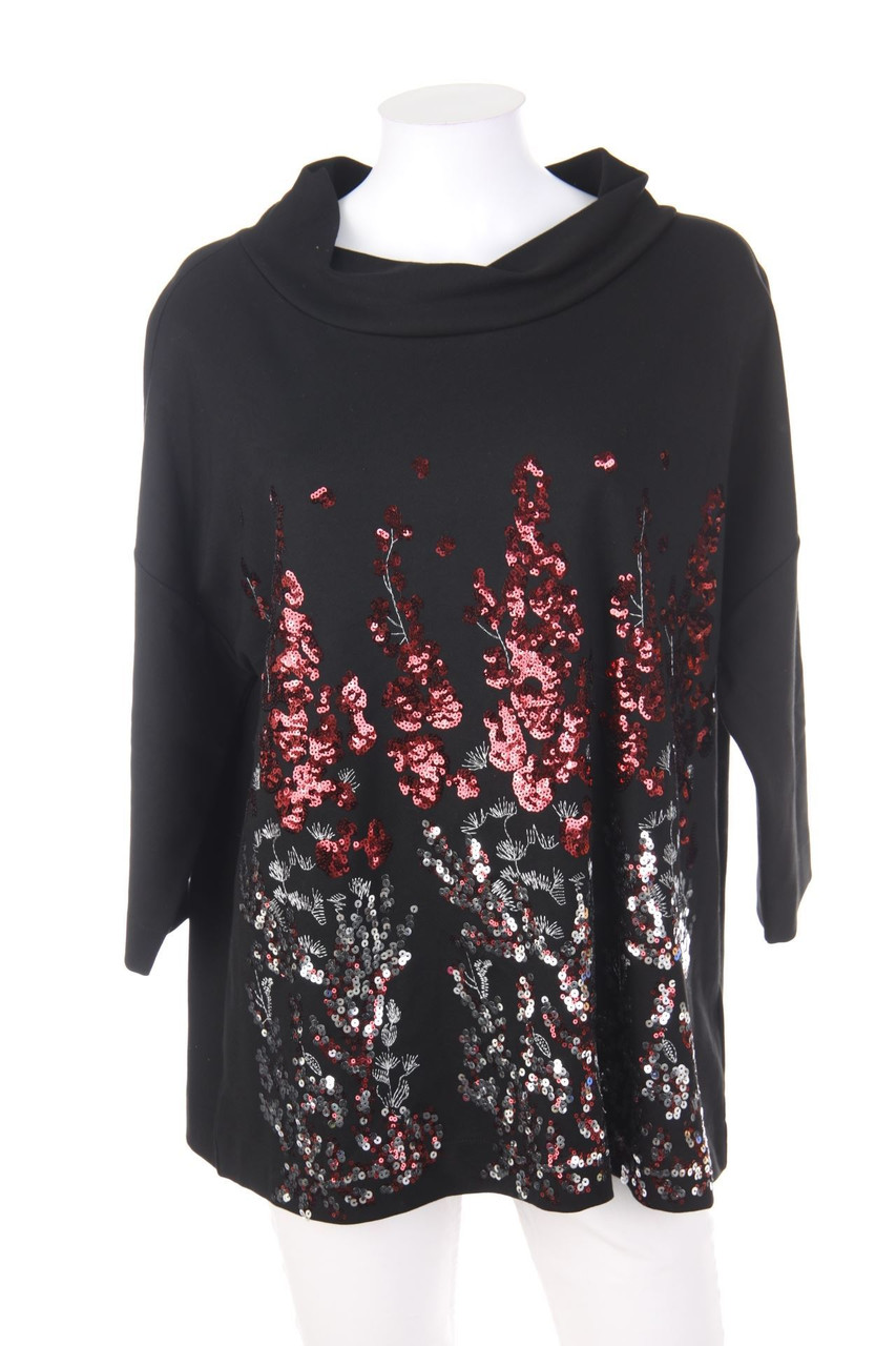 Frapp - 3/4-Arm-Shirt mit Pailletten - D 44