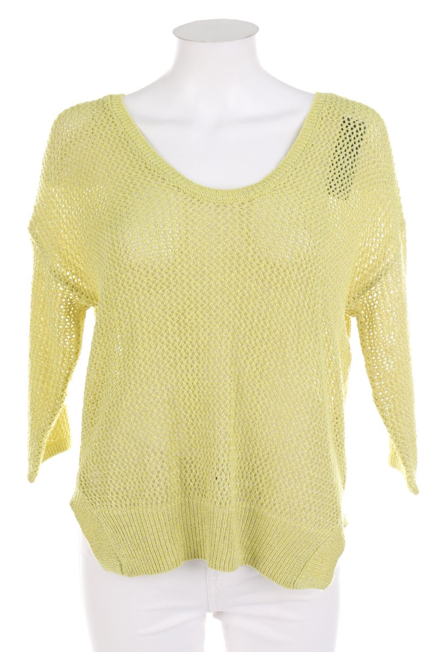 TREND - Strick-Pullover mit Metallic-Effekt - D 36