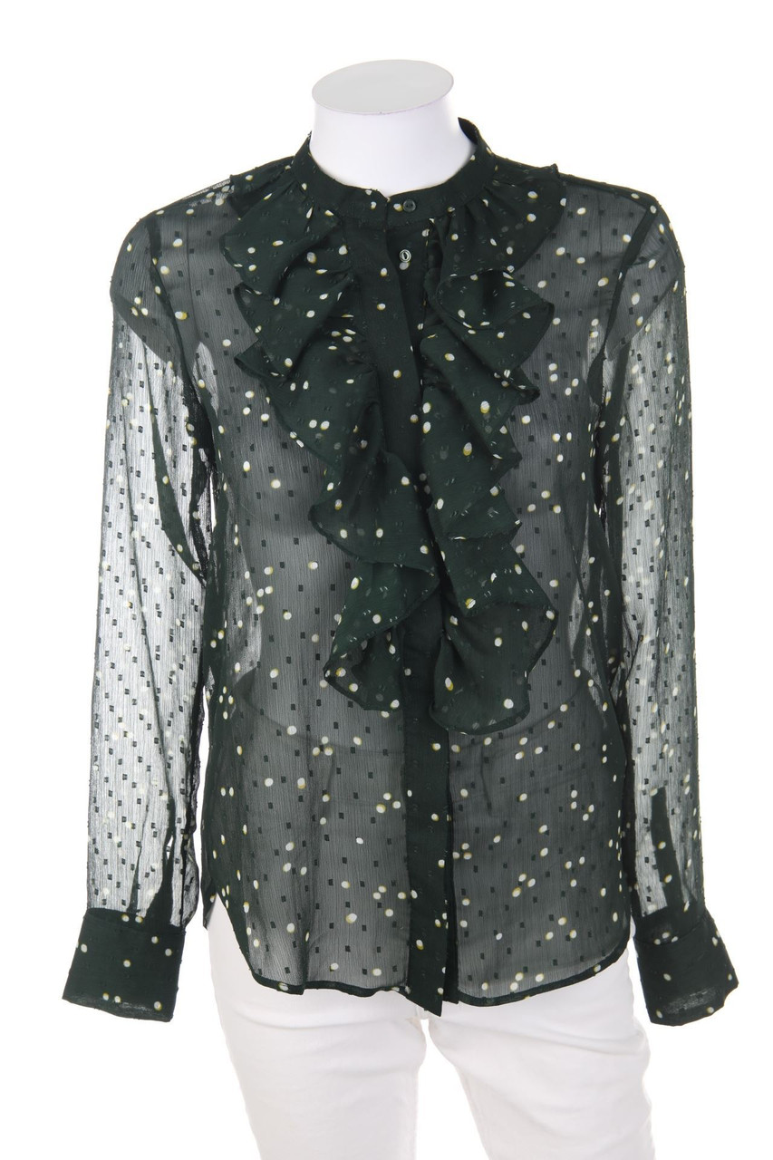 H&M - Chiffon-Bluse mit Volants - D 34