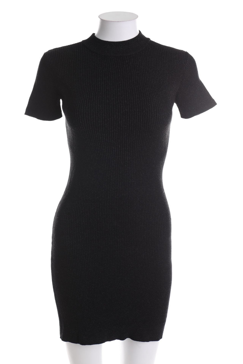 YES OR NO - Strickkleid mit Metallic-Effekt - XS