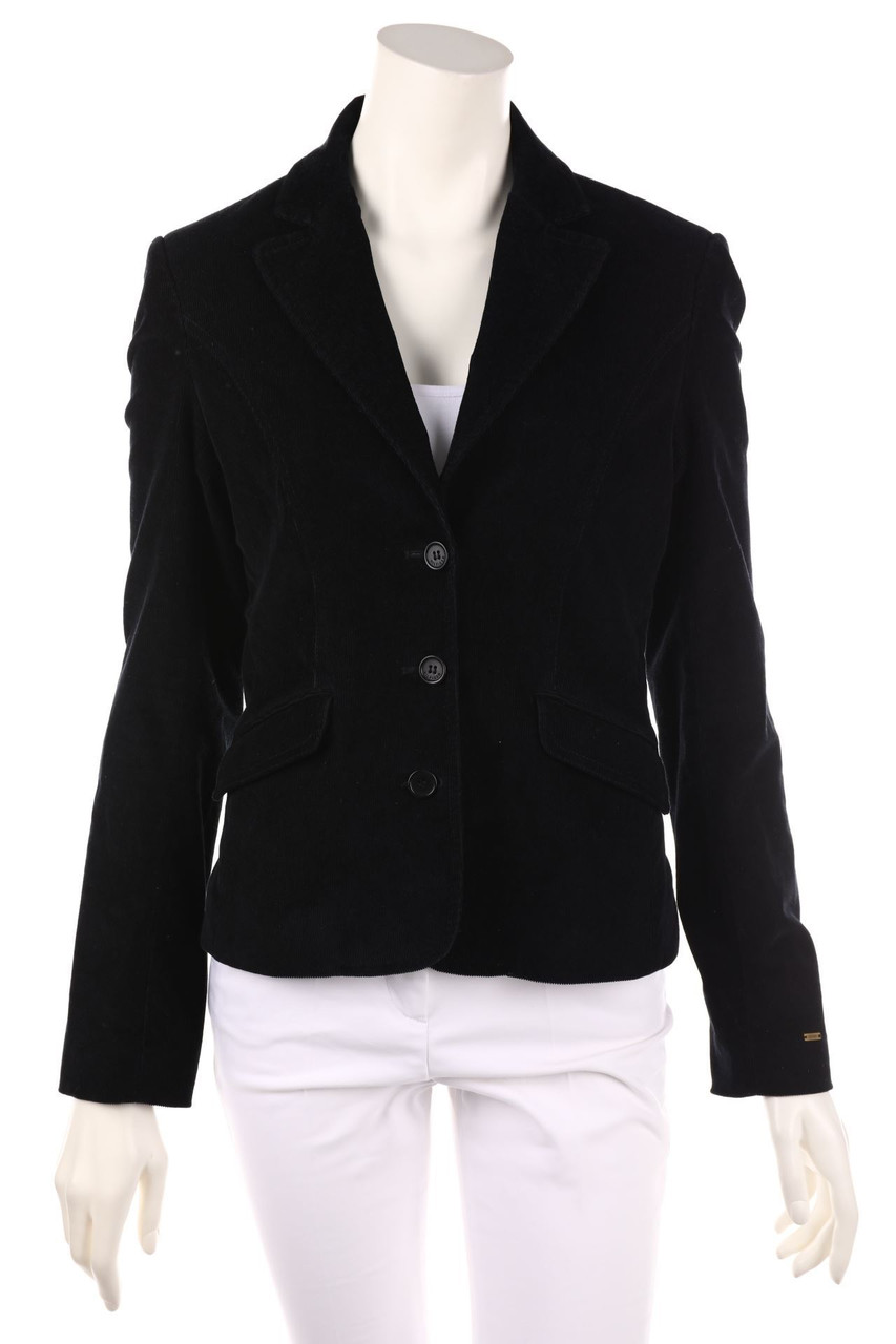 TOMMY HILFIGER - Cord-Blazer mit Logo-Plakette - D 38