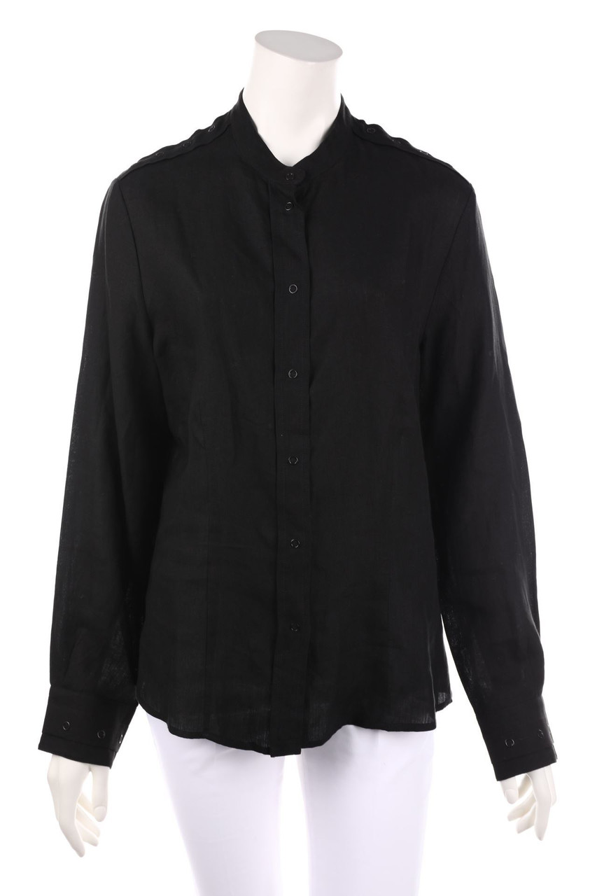 PENNYBLACK - Leinenbluse mit Falten - D 42