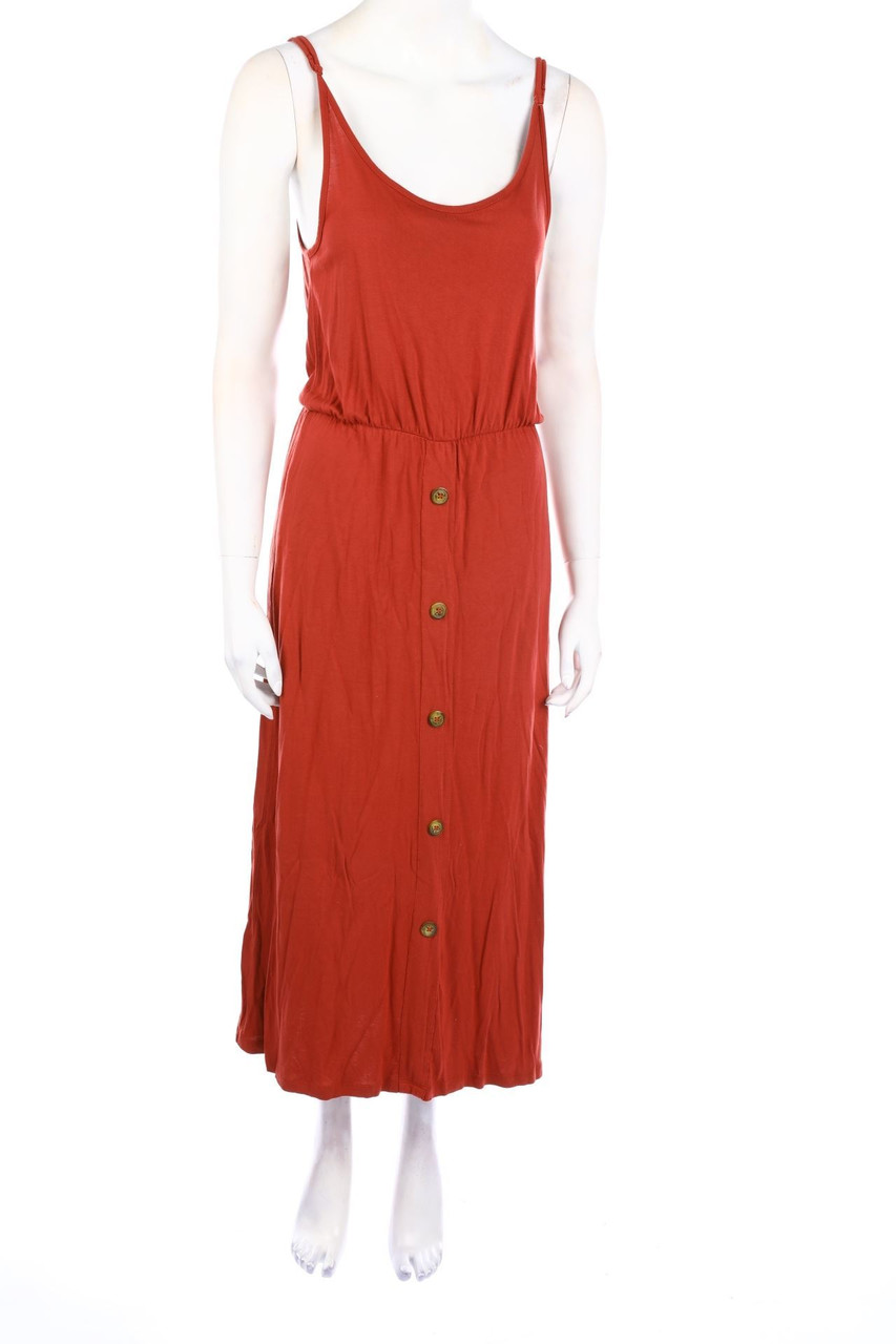 ABOUT YOU - Maxi-Kleid mit Knöpfen - D 36