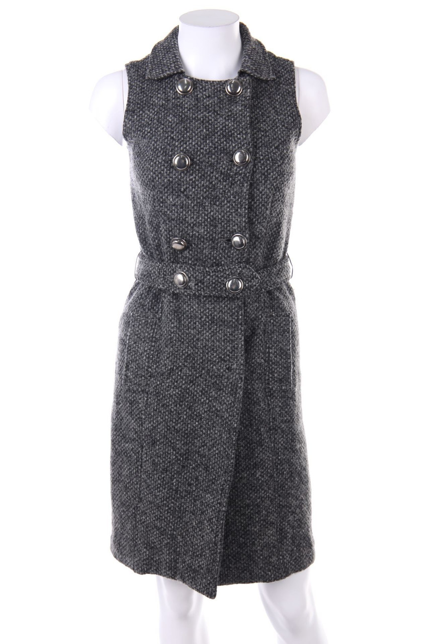 MANGO SUIT - Zweireiher-Weste mit Gürtel - S