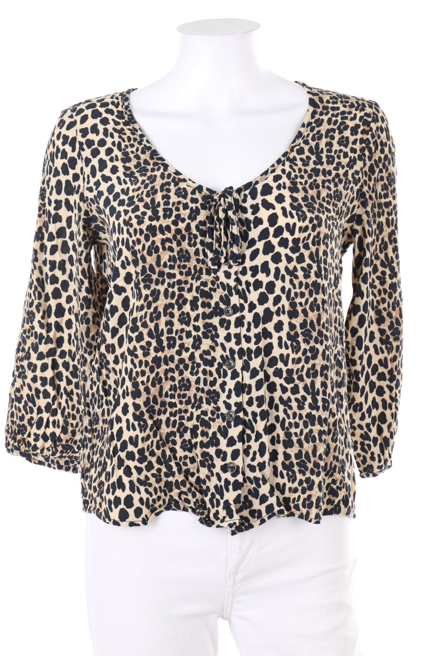 MANGO - Bluse mit 3/4-Ärmel mit Schleife - M