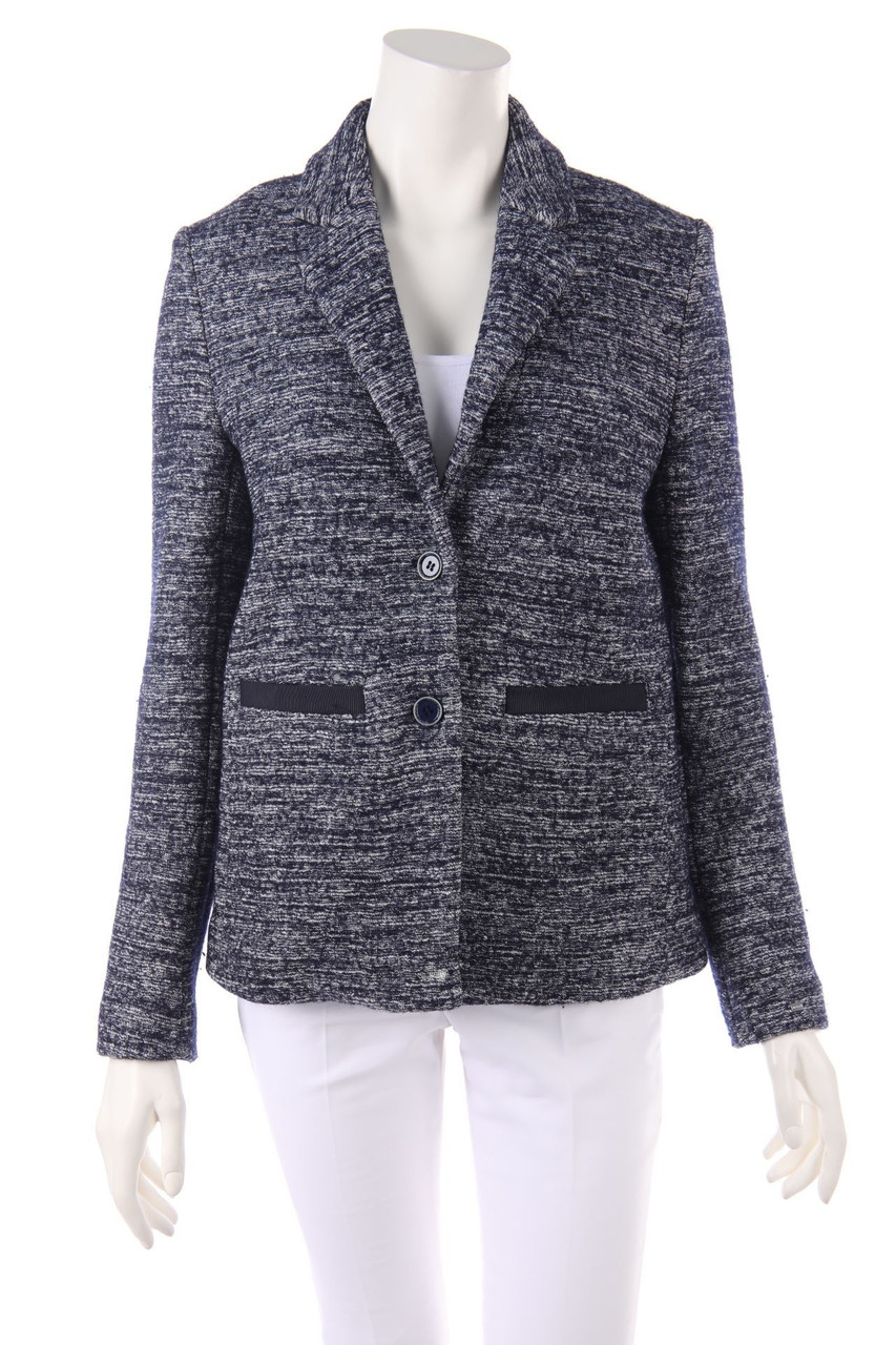 TOMMY HILFIGER - Blazer mit Wolle mit Logo-Plakette - D 38