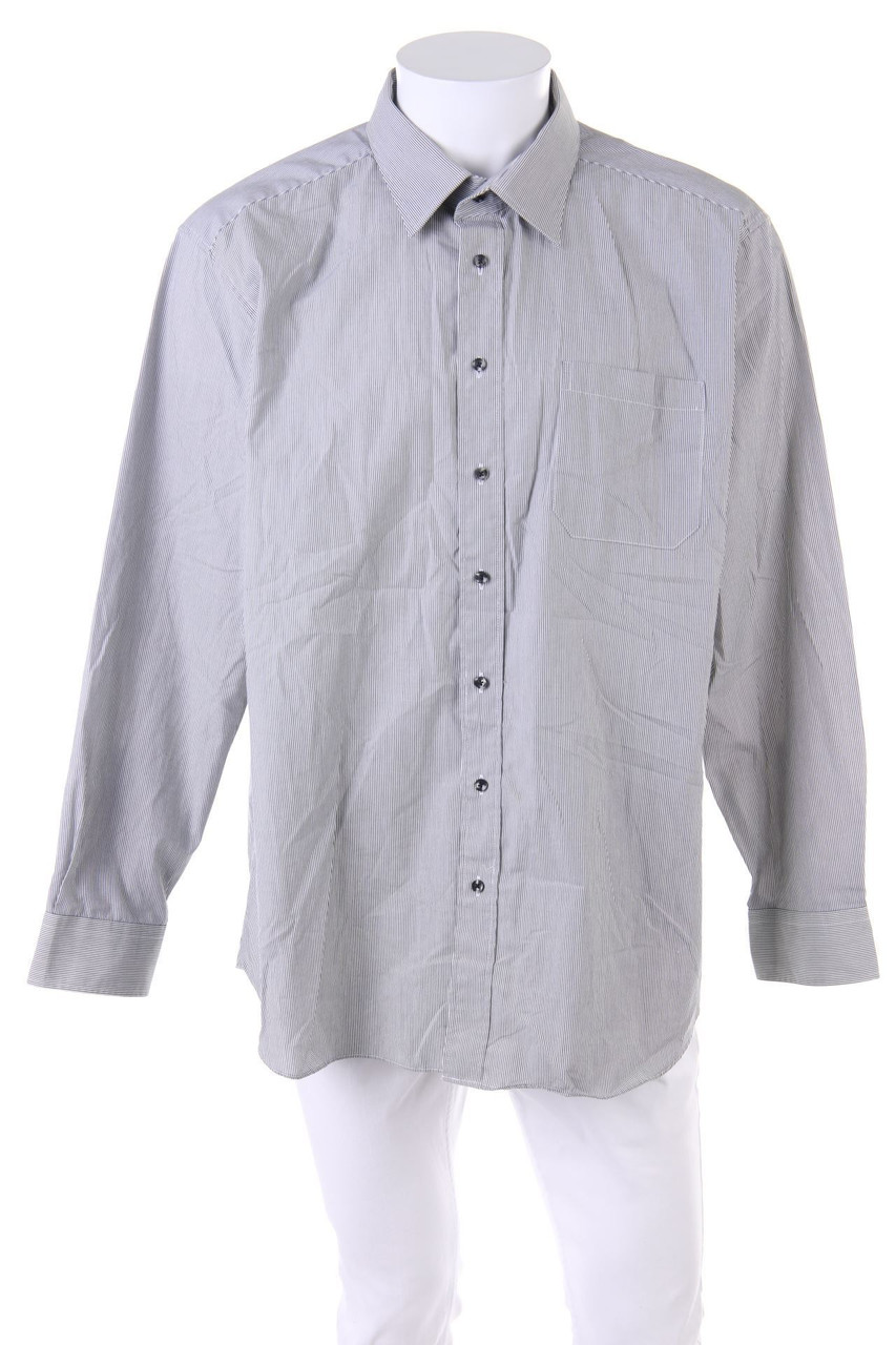 CANDA by C&A - Business-gestreiftes Button-down-Hemd - 46