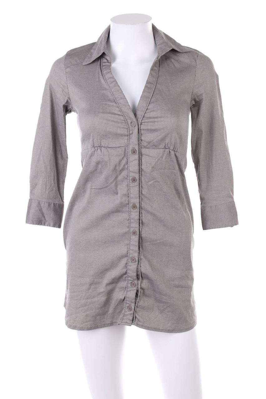 TALLY WEiJL - Blusenkleid mit Krempel-Ärmeln - XS