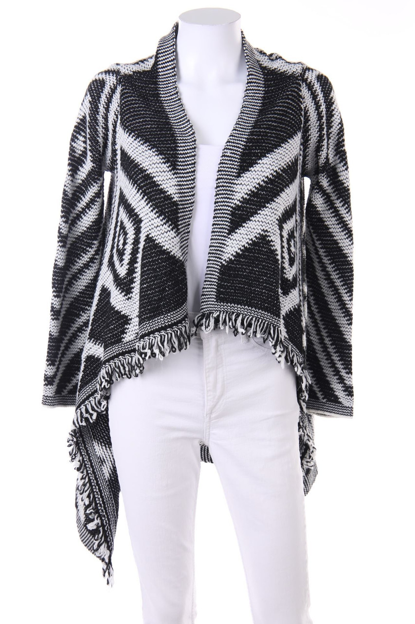 zebra - Cardigan mit geometrischem Muster - XS