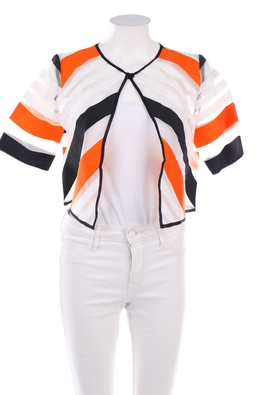 hanita - Cropped-Blazer mit Streifen - D 34