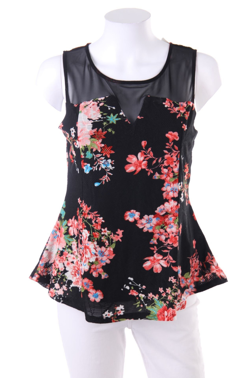 TOUT FEU TOUT FEMME - Blusentop mit Blumen-Print - M