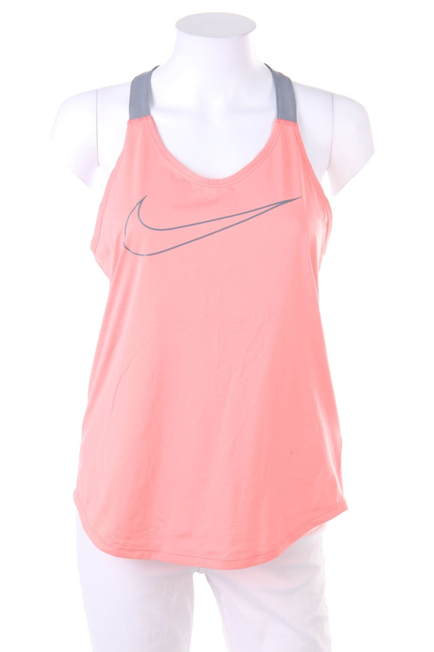 NIKE - Sport-Top mit Logo-Print - S