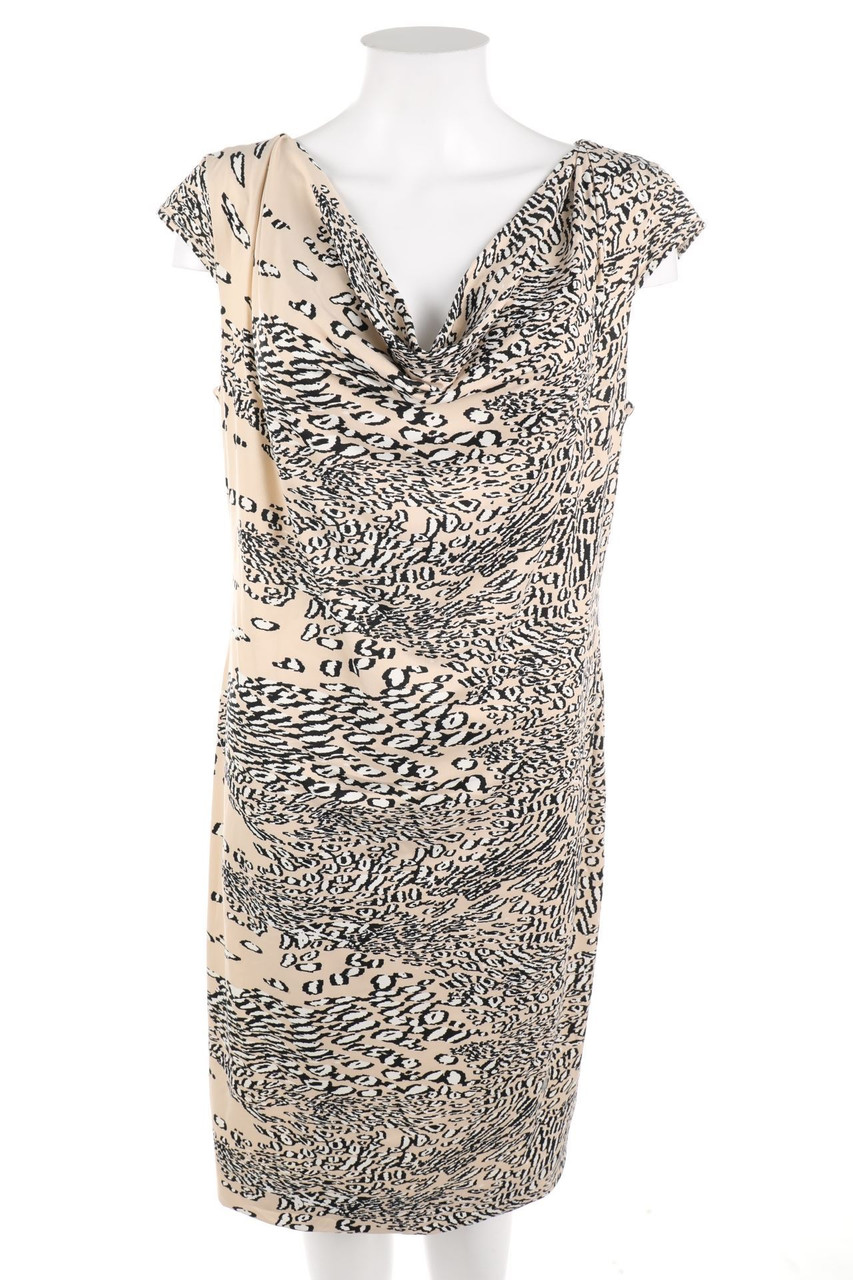 TARANKO - Abendkleid mit Wasserfall-Ausschnitt - D 40