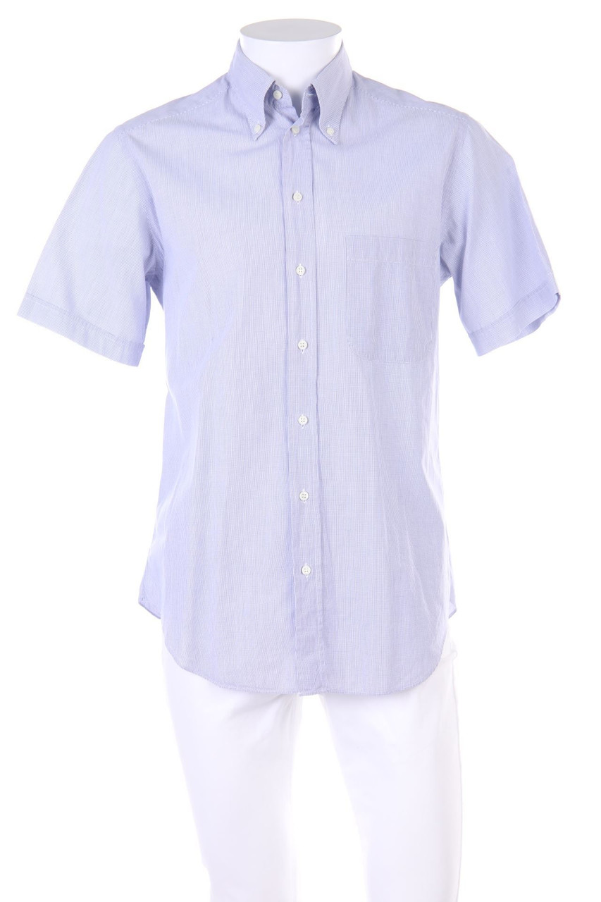 GIORGIO ARMANI LE COLLEZIONI - Kurzarm-Hemd mit Karo-Muster - 38