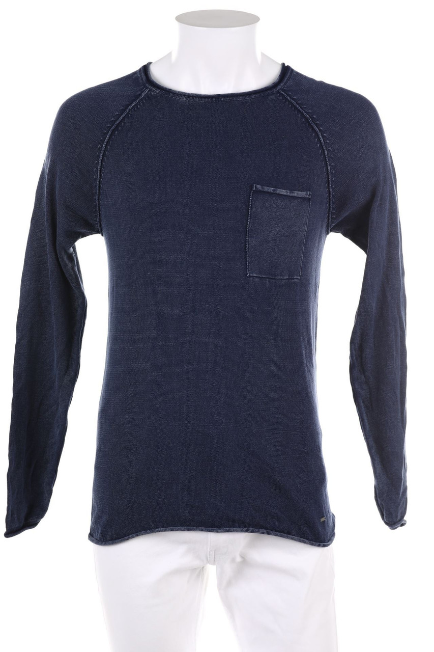 !Solid - Garment Dyed-Pullover - S