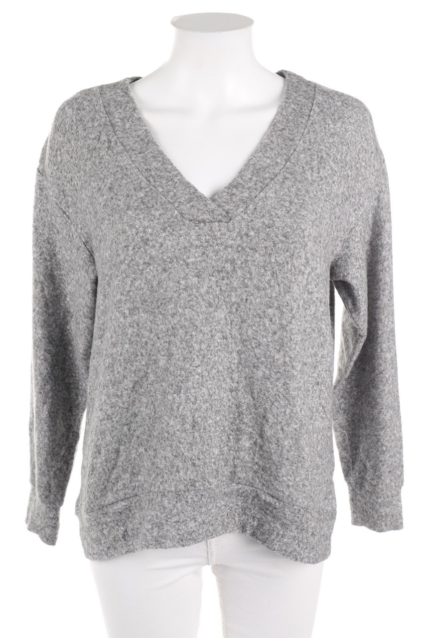 H&M - Oversize-Strick-Pullover mit überschnittener Schulter - S