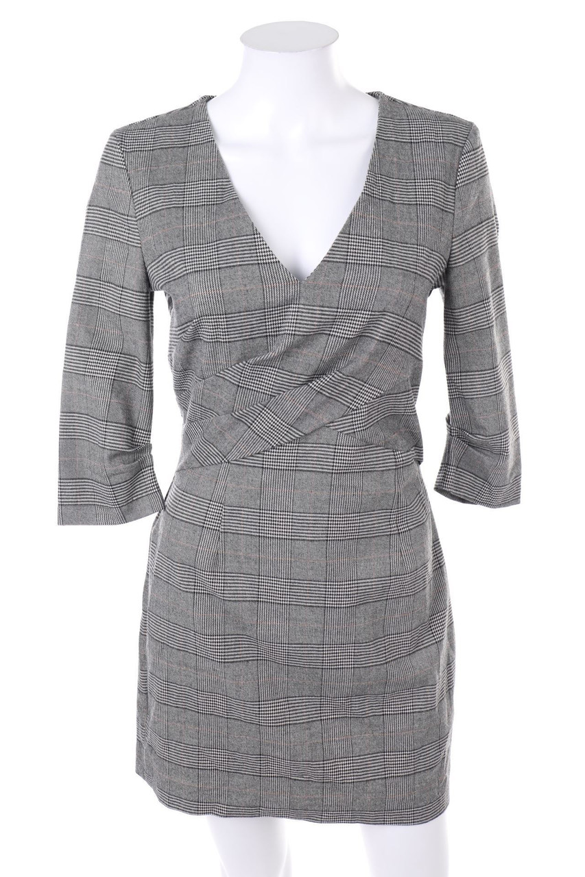 ZARA - Minikleid mit Karo-Muster - S