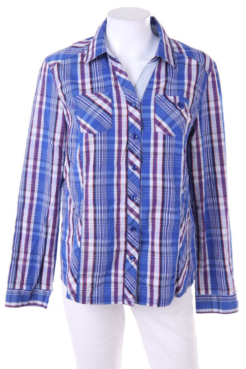 CECIL - Hemd-Bluse mit Karo-Muster - M