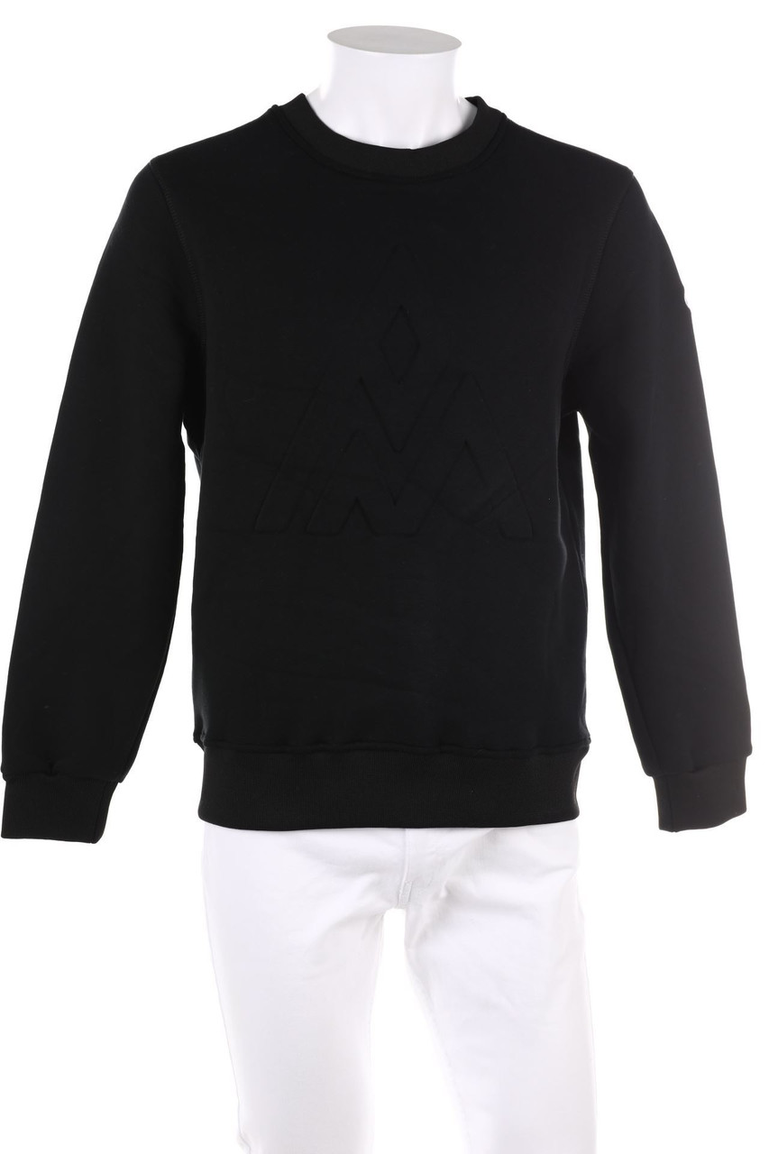 peak mountain - Rundhals-Pullover mit Logo-Print - L