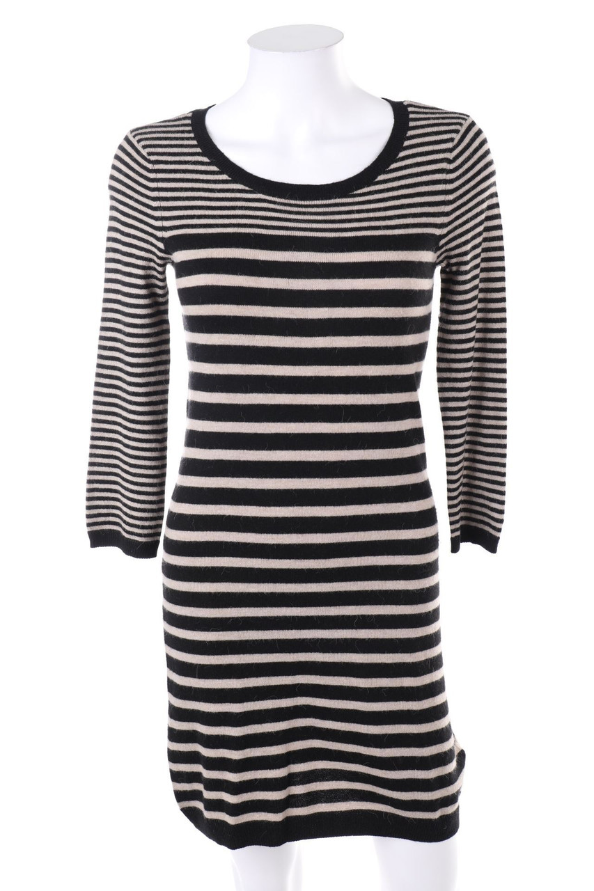 H&M - Streifen-Strickkleid mit Alpaka - XS