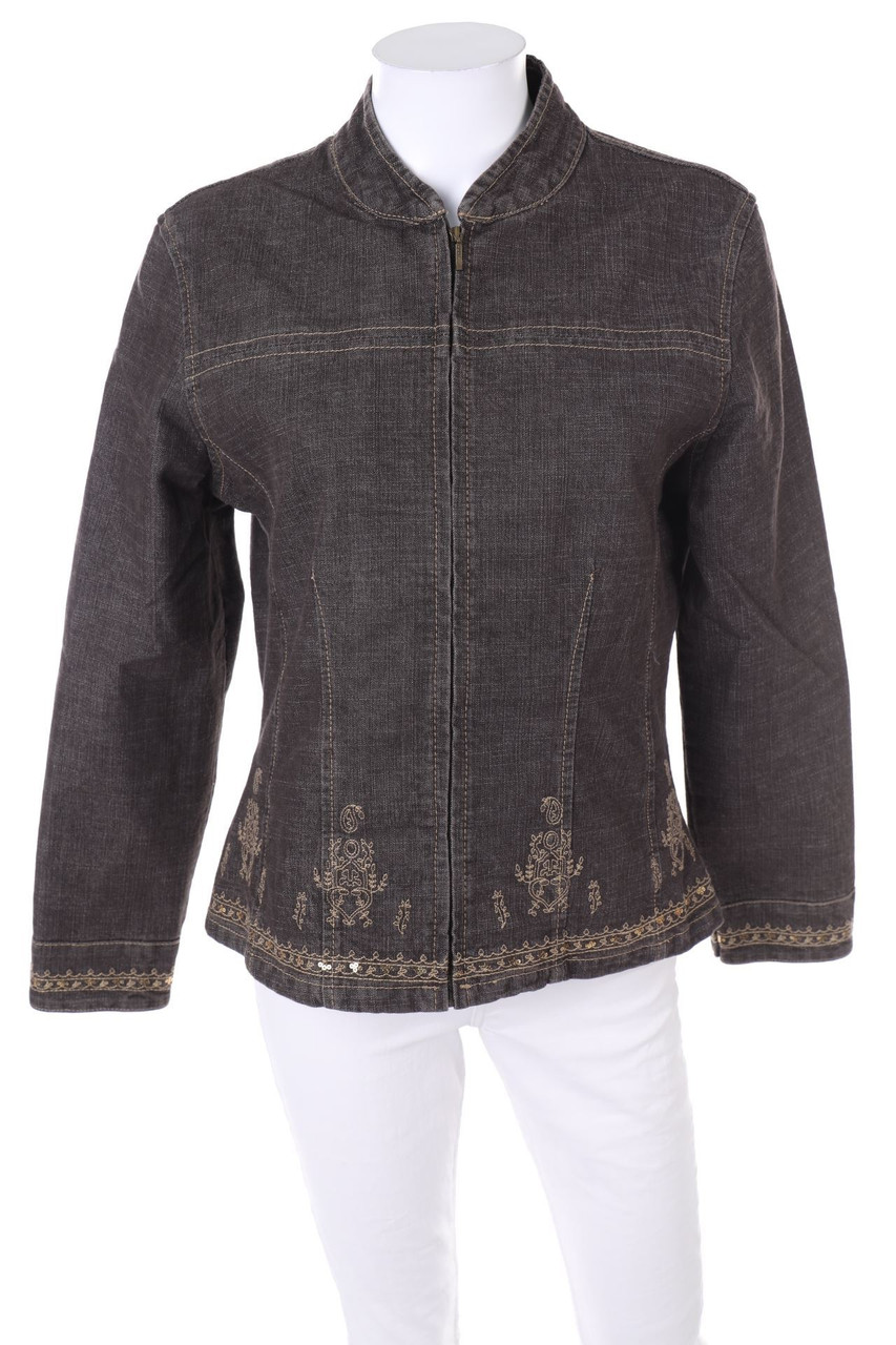 ARMAND THIERY - Jeans-Jacke mit Pailletten mit Stickereien - D 40