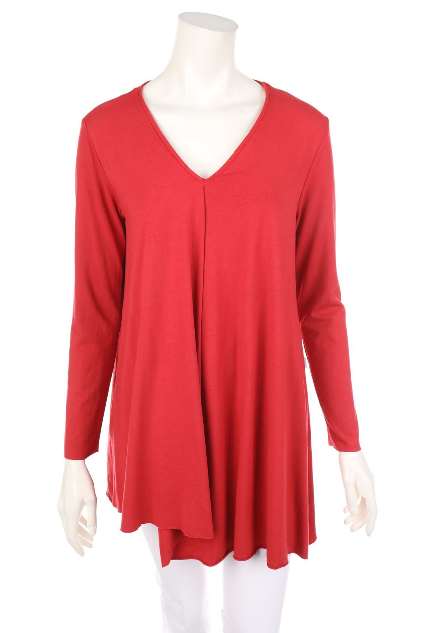 vicario cinque - Longsleeve-Shirt mit asymmetrischem Schnitt - S