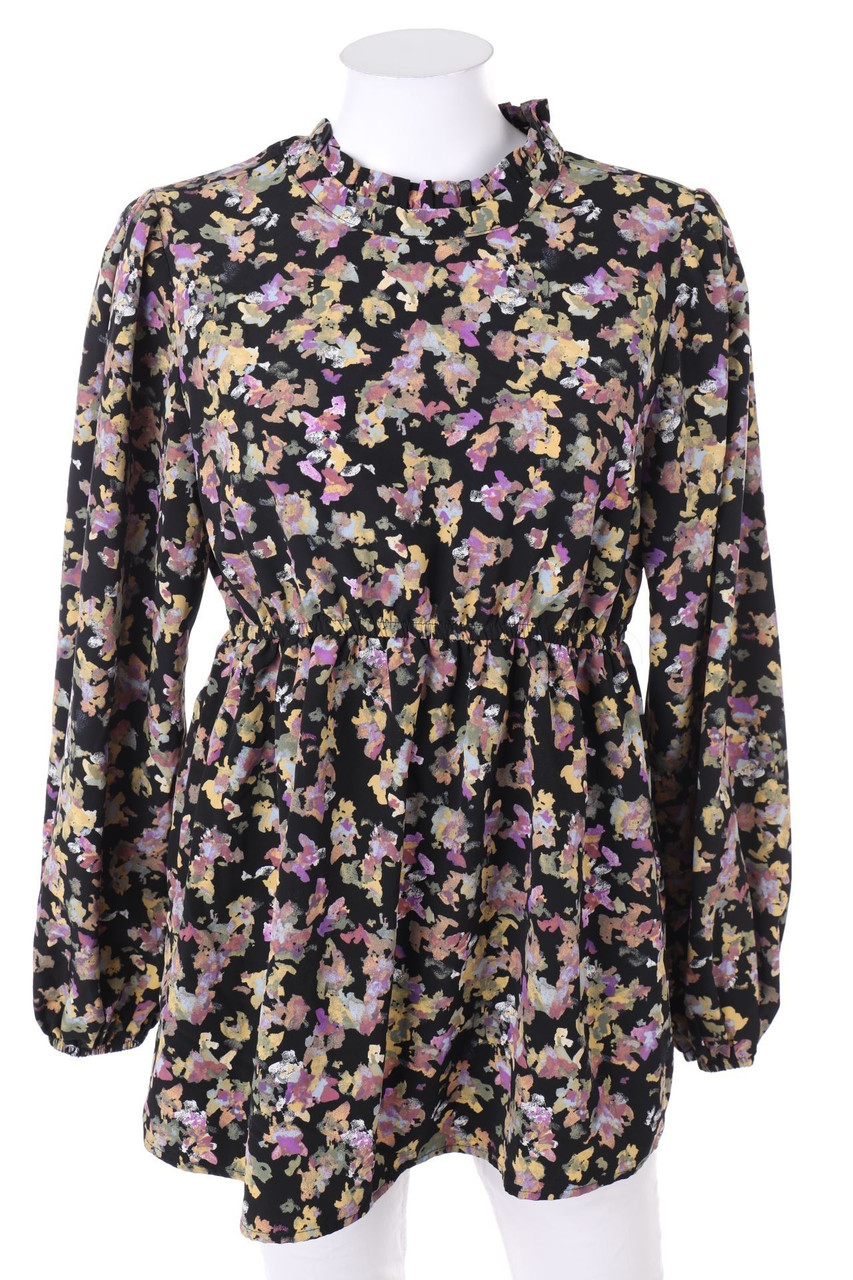 mamalicious - Umstands-Bluse mit Gummizug mit Raffungen - L