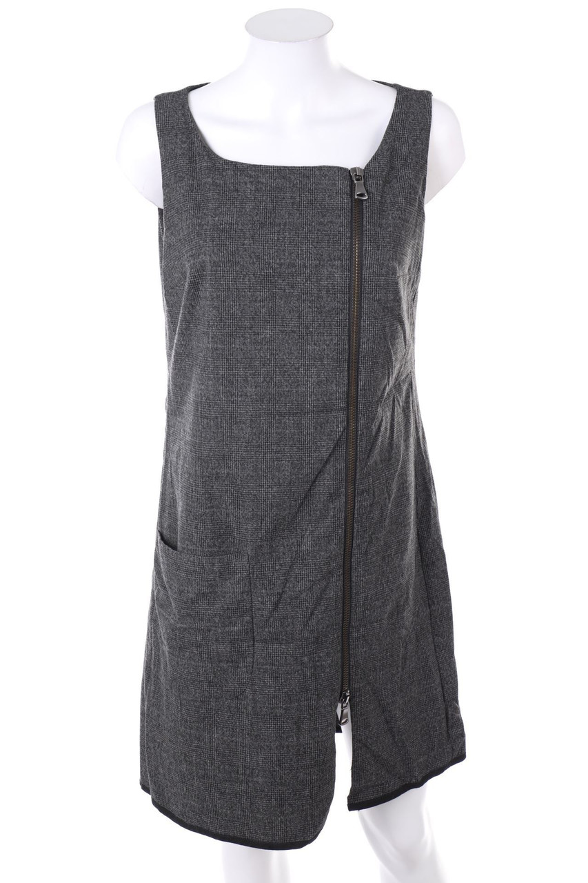 STILE BENETTON - Muster-Kleid mit asymmetrischem Schnitt - D 42