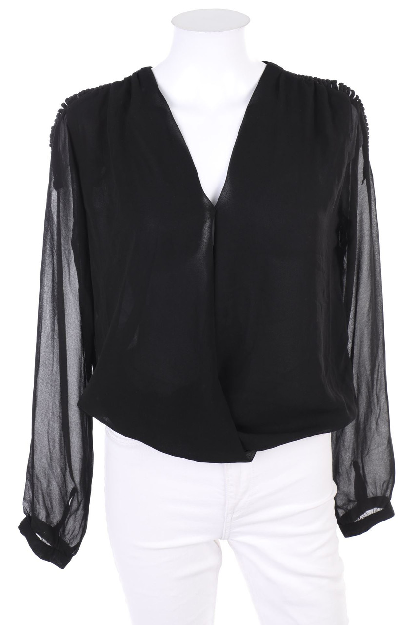 zebra - Bluse mit Chiffon - S