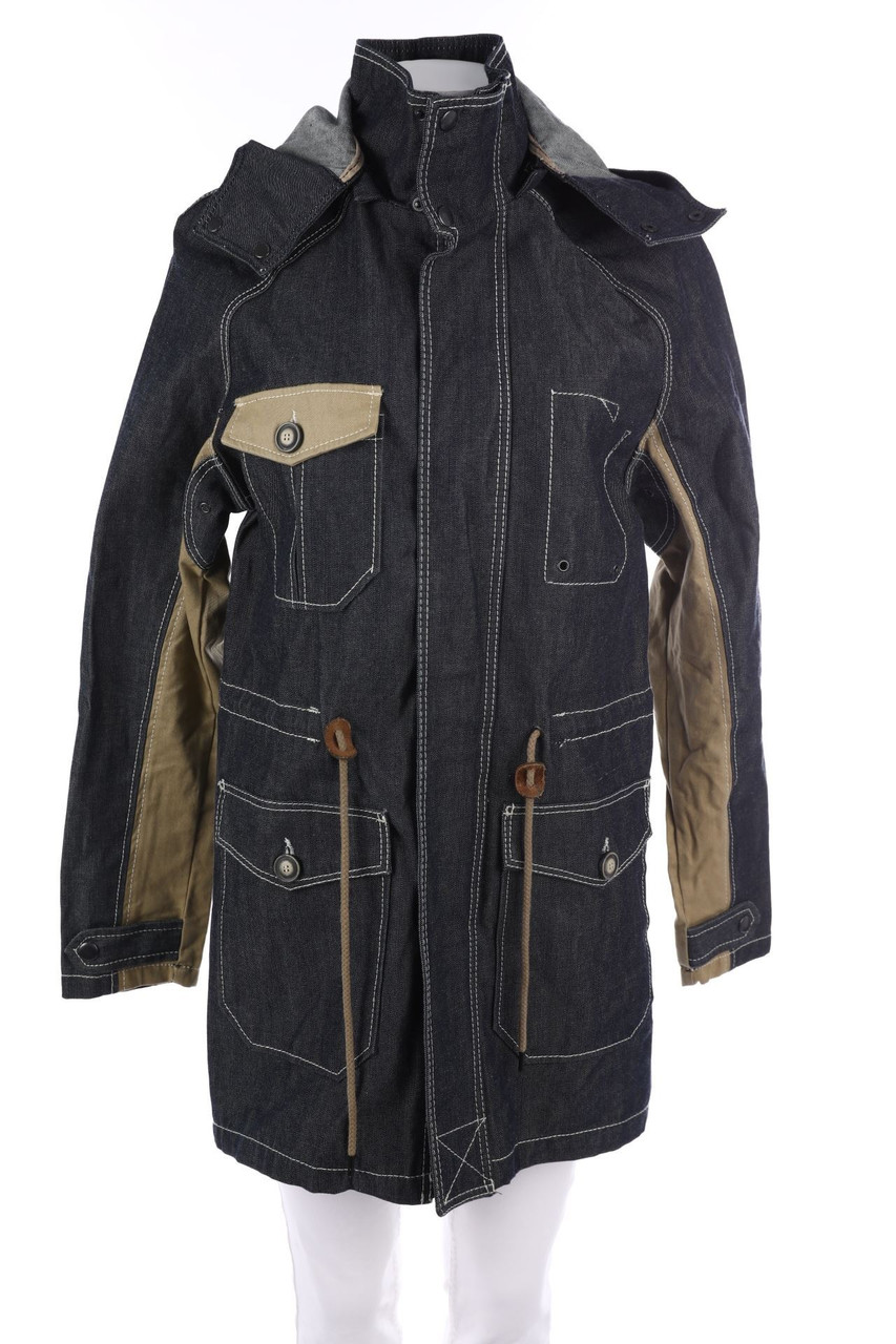 Bershka Denim - Denim-Parka mit Kapuze - S
