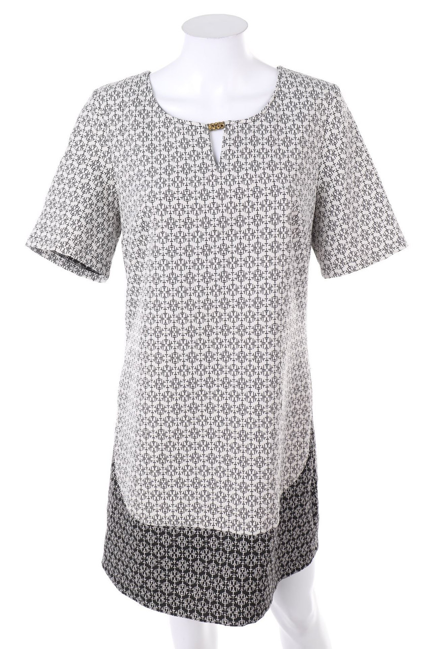 LA DEA - Minikleid mit geometrischem Muster - D 36