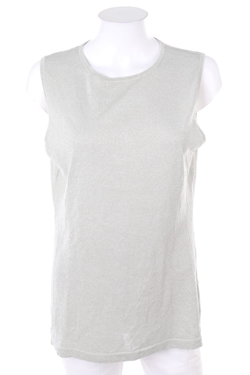 TCM - Strick-Top aus Seiden-Mischung mit Metallic-Effekt - D 42-44