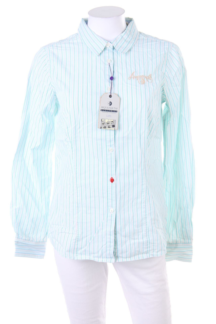 ARQUEONAUTAS - Basic-Baumwoll-Bluse aus Baumwolle mit Logo-Stickerei - M