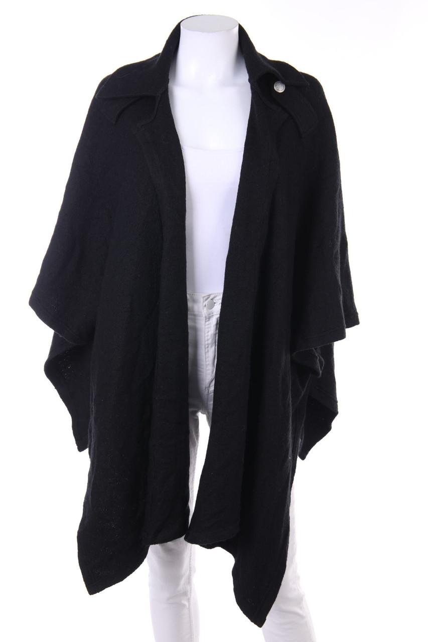 SECONDHAND - Poncho mit Schulter-Riegeln - S
