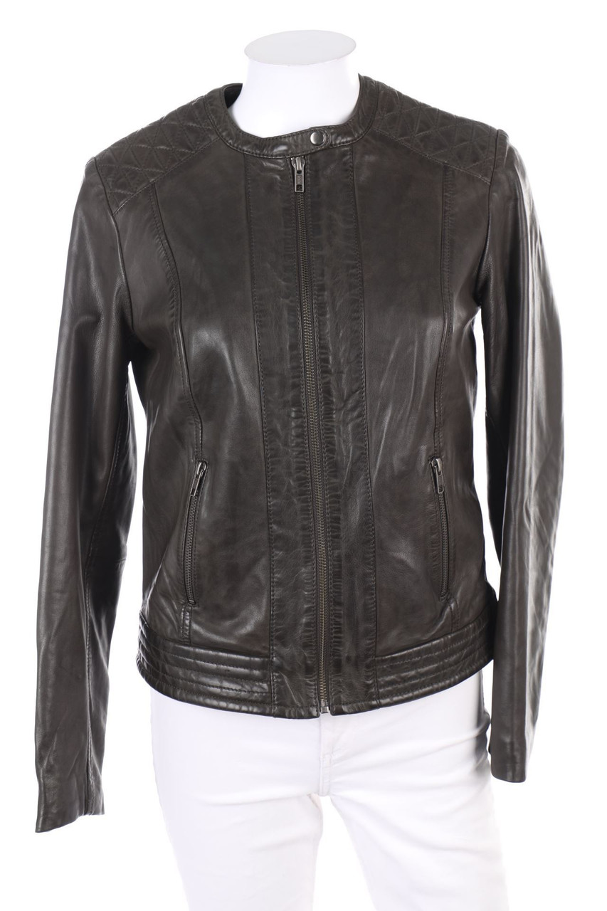 NAF NAF - Basic-Kunstlederjacke - D 38