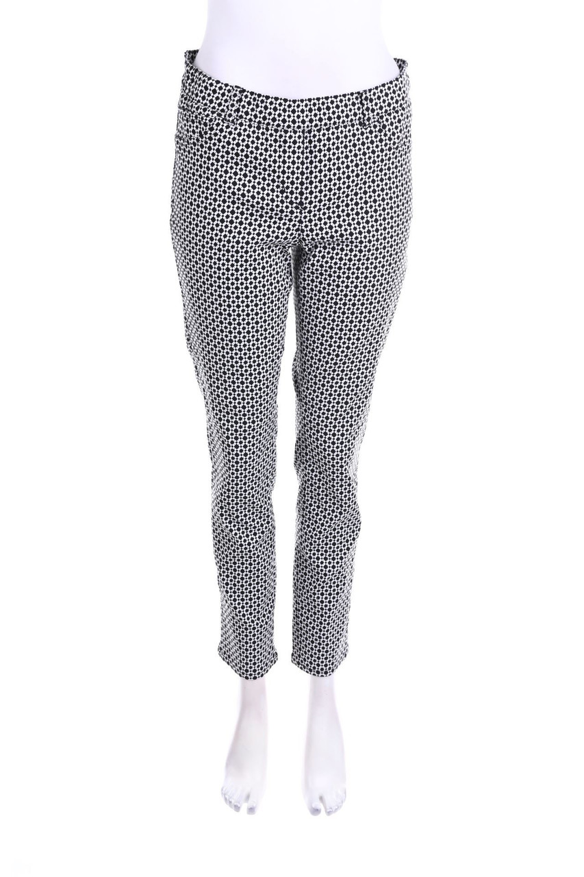 Peter Hahn - Treggings aus Baumwoll-Mix mit Muster - D 40