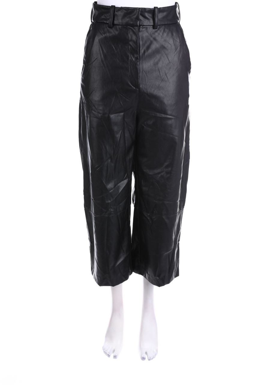 H&M - Culotte-Kunstleder-Hose - D 36