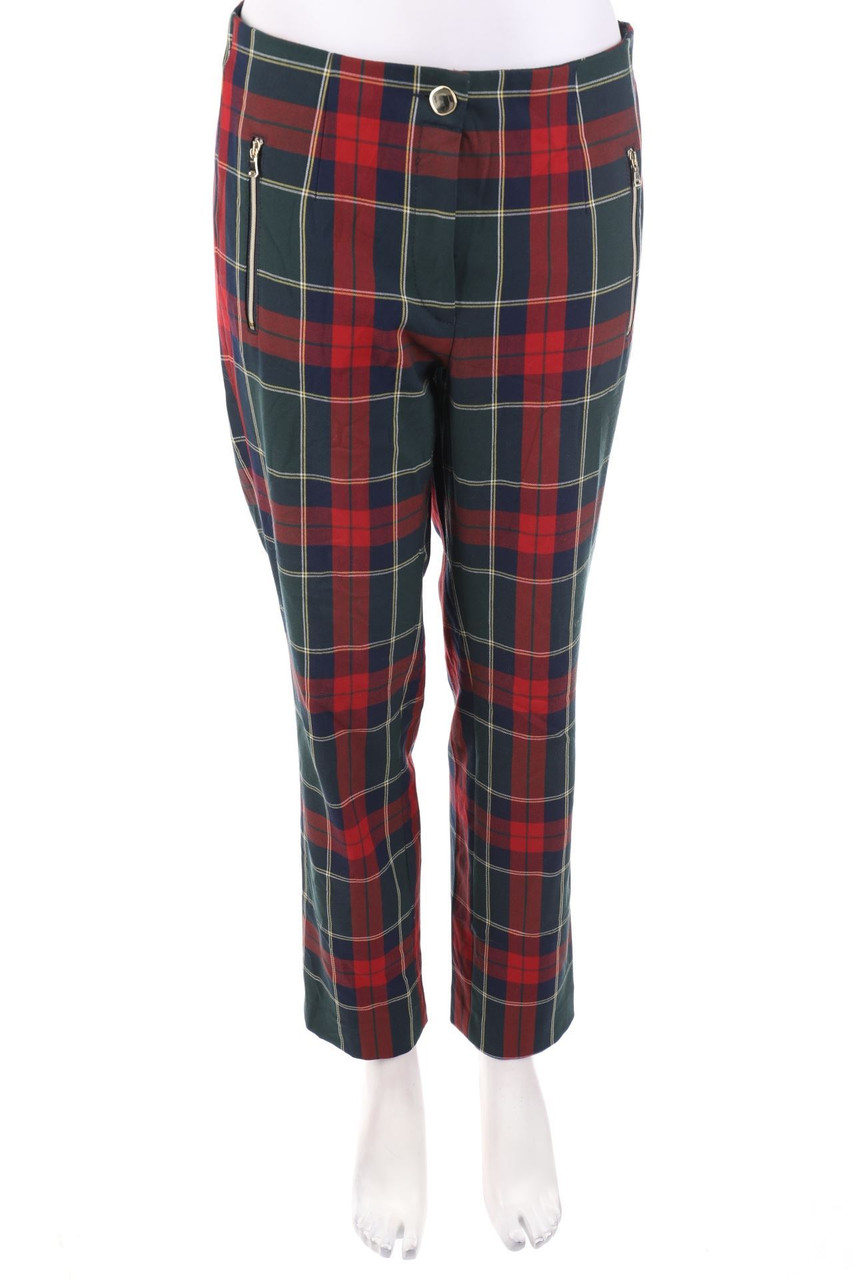 ZERRES - Leggings mit Karo-Muster - D 38