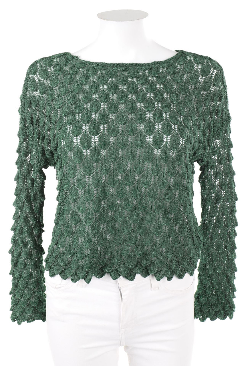 MOËWY - Strick-Pullover mit Metallic-Effekt - ONE SIZE