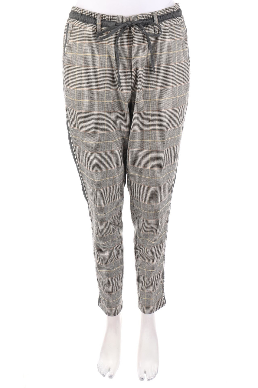 CARTOON - Jogger-Hose mit Karo-Muster - D 38